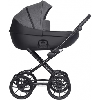 Коляска 2 В 1 RIKO BASIC PACCO CLASSIC 04 Carbon (темно-серый-черный)
