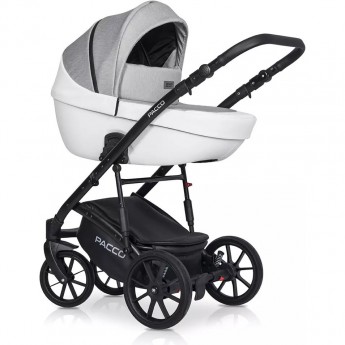 Коляска 3 в 1 RIKO BASIC PACCO 05 Grey Fox (серый-белый)