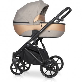 Коляска 3 в 1 RIKO NANO PRO 04 Camel (золотисто-бежевый) Коляска 3 в 1 RIKO NANO PRO 04 Camel (золотисто-бежевый)